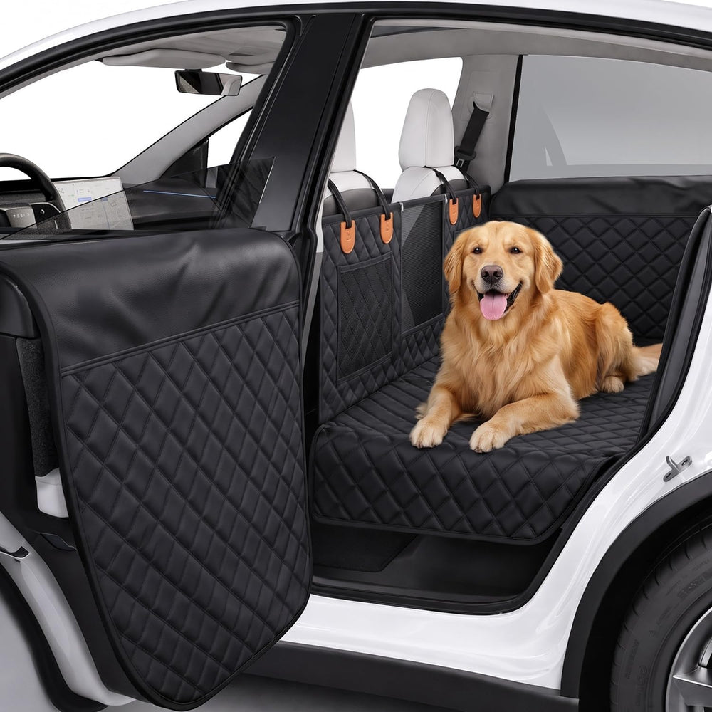 Zanch Pet Liner for Tesla Model 3/Y/YL/S, Stable Hard Bottom DogCover
