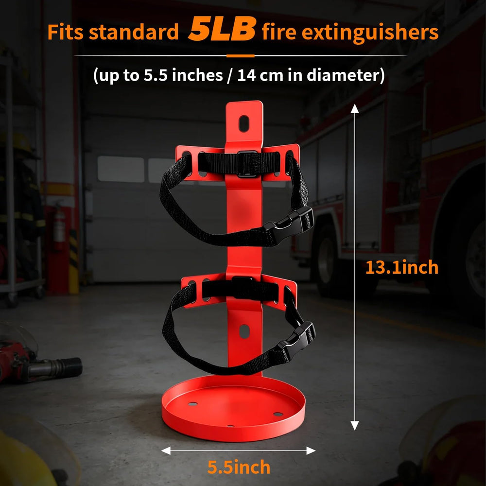 Fire Extinguisher Wall Mount Bracket, Heavy Duty Quick Release Metal Holder f...