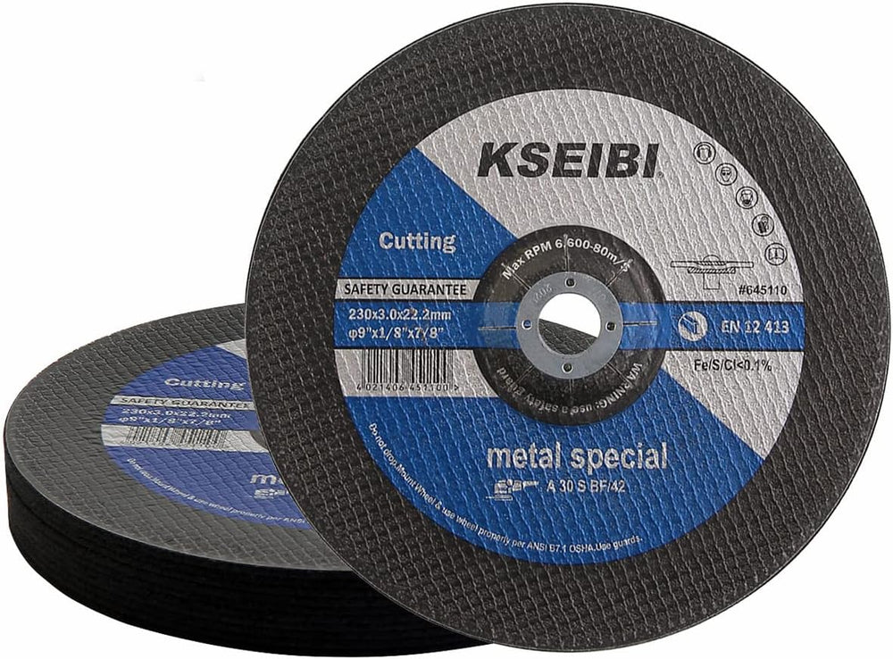 KSEIBI 645110 Grinding Wheels 10-Pack, Aluminum Oxide Discs for Metal & S...