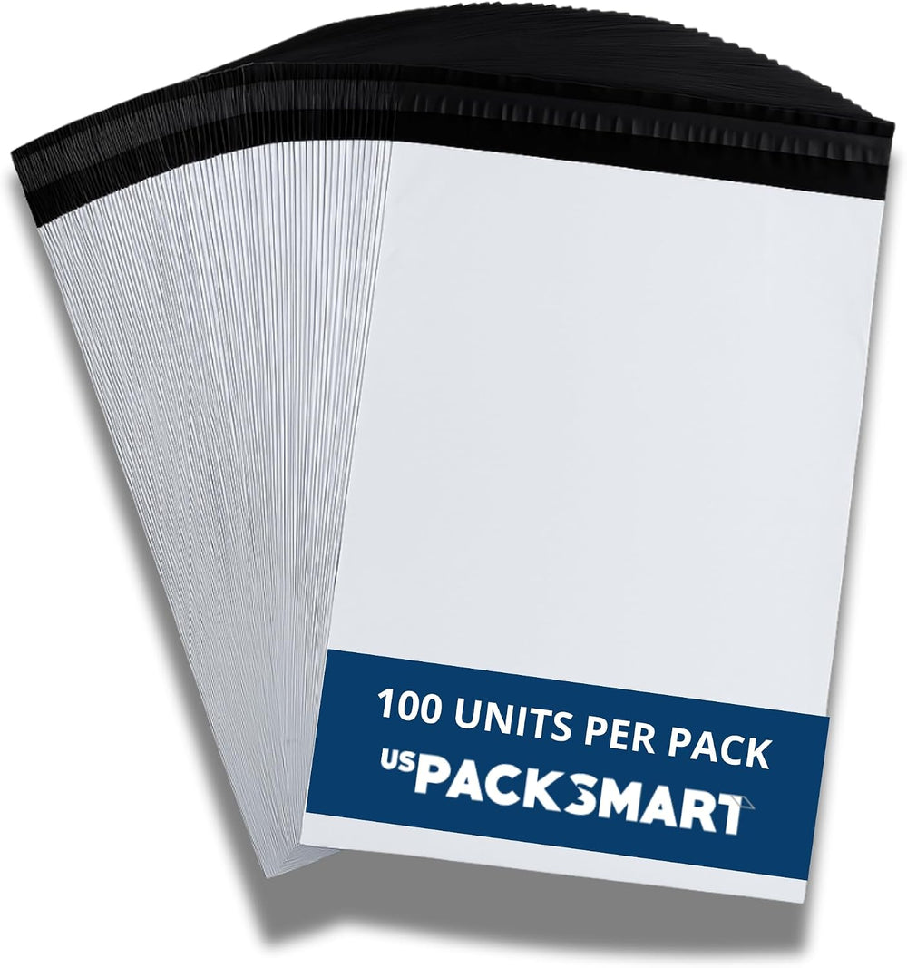 White Plastic Poly Mailers 12"x15" | Shipping Bags for Clothing, Bo...