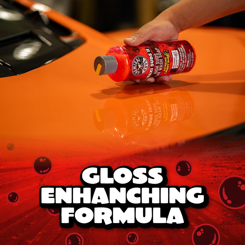 Chemical Guys CWS_101 Maxi-Suds II Foaming Car Wash Soap (Works with Foam Can...