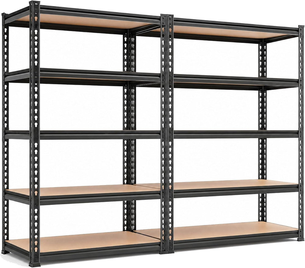 2 Pack Garage Shelving, 36"W x 16"D x 72"H, 5-Tier Storage Rack