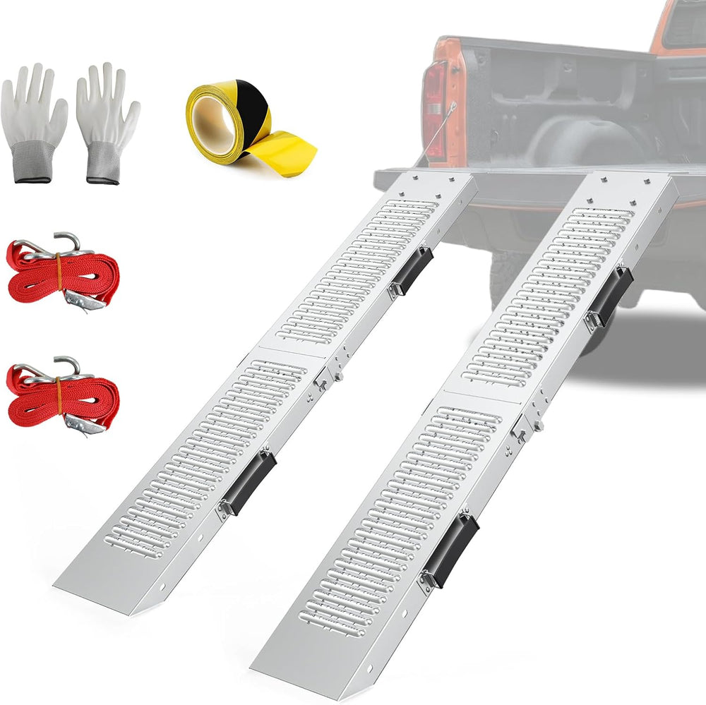 Truck Ramps 75" 1500 LBS 2 Pack, Extra Heavy Duty Loading Ramps for Lawn...