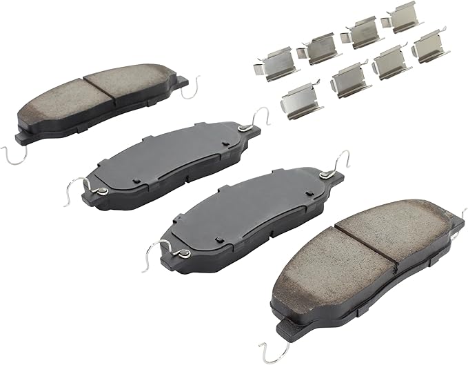 Premium Ceramic Front Brake Pads Compatible