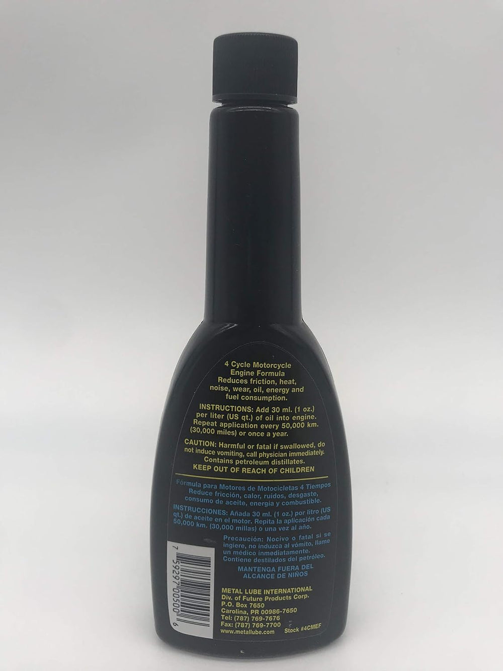 Metal Lube Engine Treatment, Anti-Friction 4 Cycle Motorcycle 4 Oz (2Pack)
