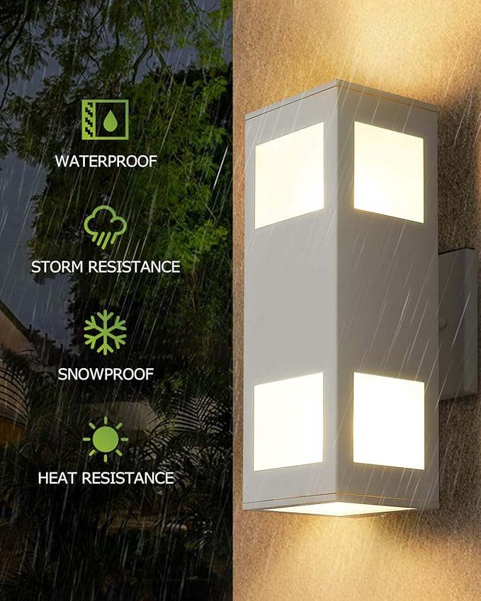 harriet Porch Lights Outdoor Modern (2 Pack)