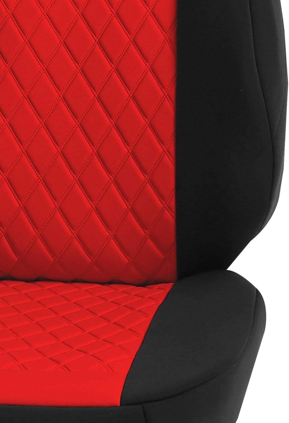 FH Group Front Set Neoprene Car Seat Cover for Low Back Seats with Removable ...