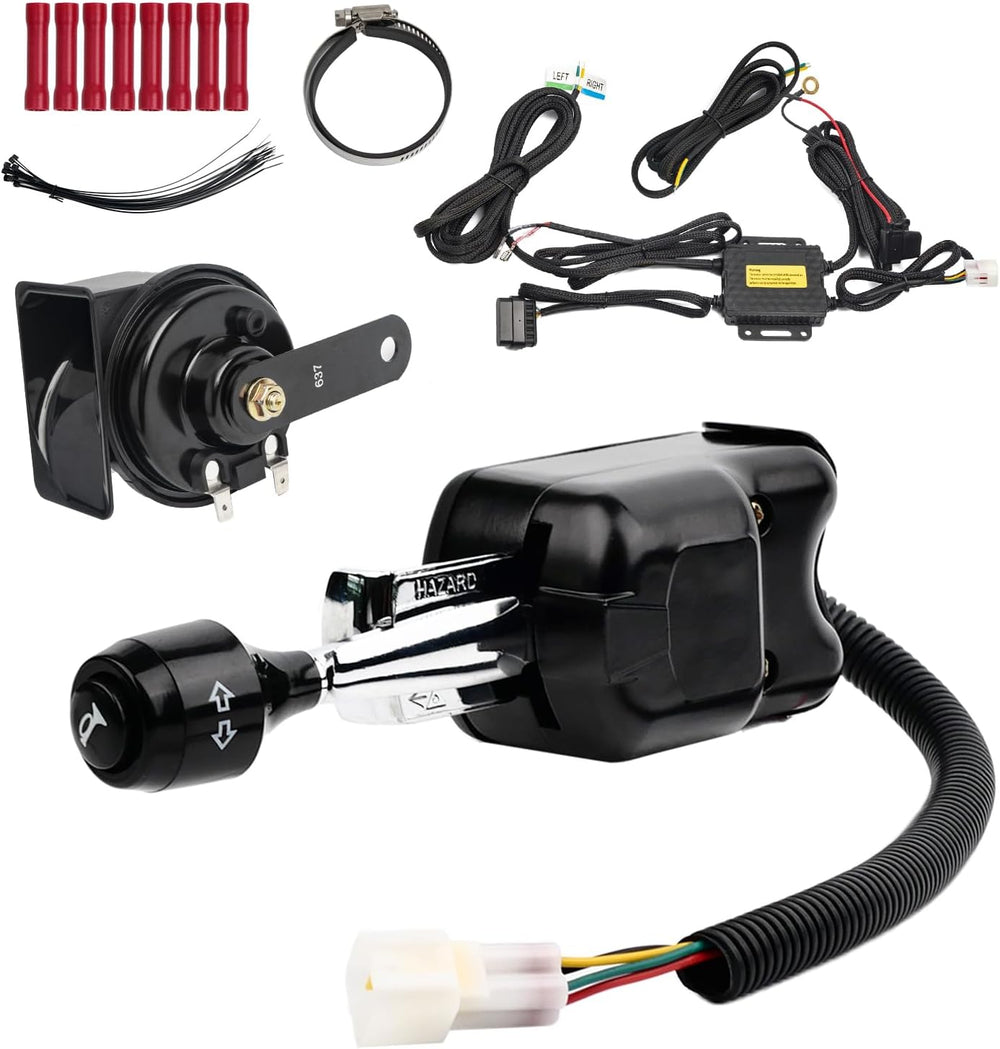 UTV Turn Signal Kit with 110dB Horn, Plug and Play