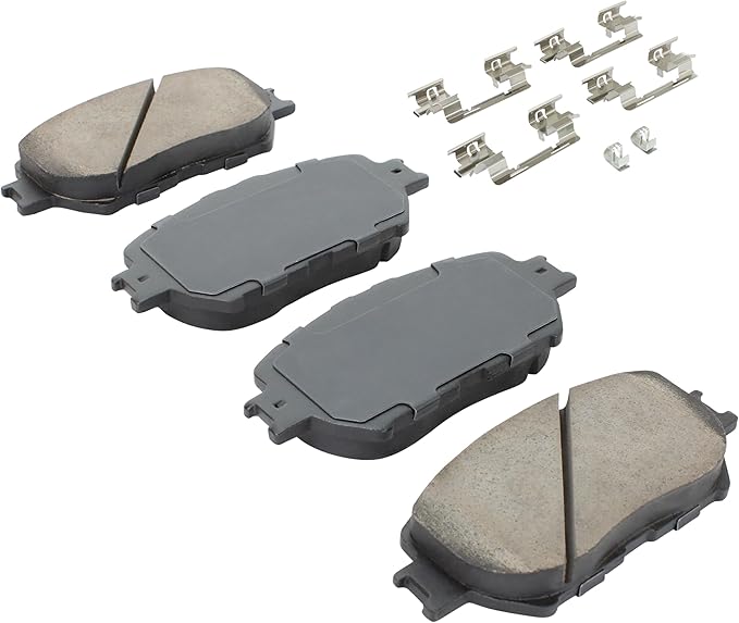 Premium Ceramic Front Brake Pads Compatible