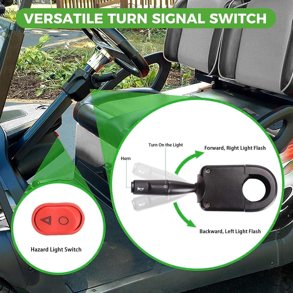 10L0L Golf Cart Light Kit for EZGO TXT (1996-2013) - 12V Street Legal