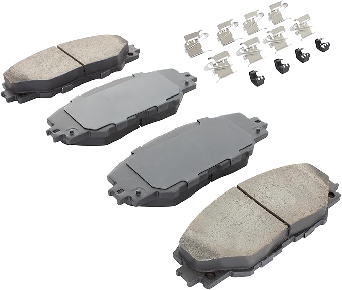 Premium Ceramic Front Brake Pads Compatible