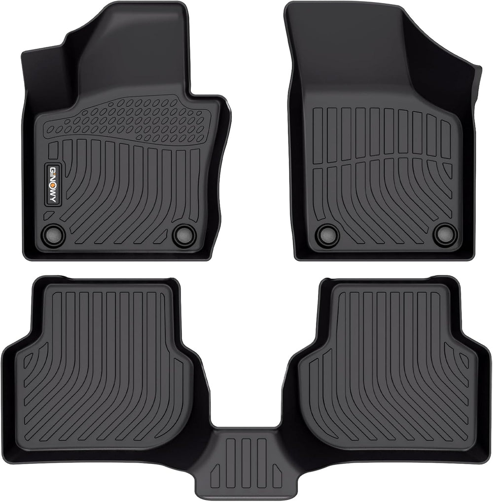 GINOWY-Floor Mats for Volkswagen VW Jetta 2012-2018 丨TPE All Weather Car Mat