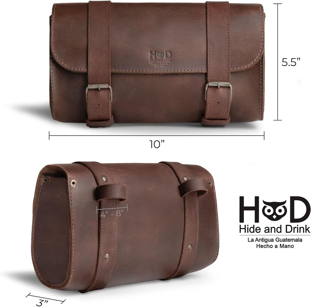 Hide & Drink, Motorcycle Handlebar Bag with 2 Adjustable Straps, Tool Org...