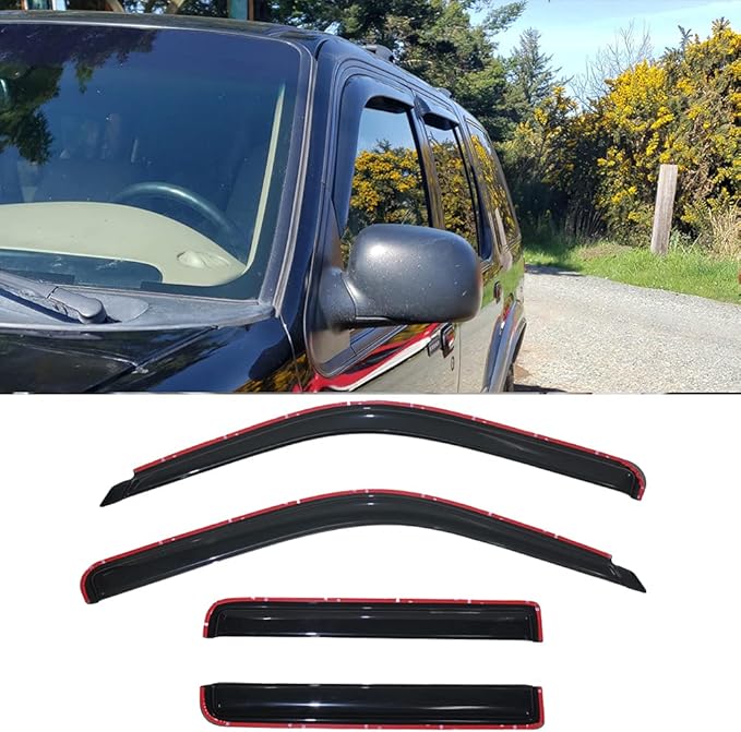 Side Window Visor Vent Wind Deflector fit