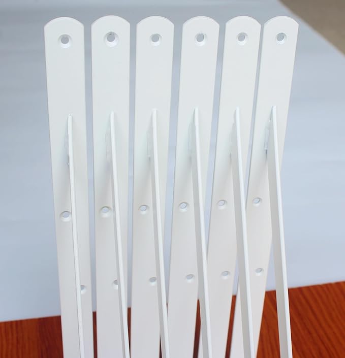 12 Pack L14 x H 10" White Heavy Duty Shelf Brackets