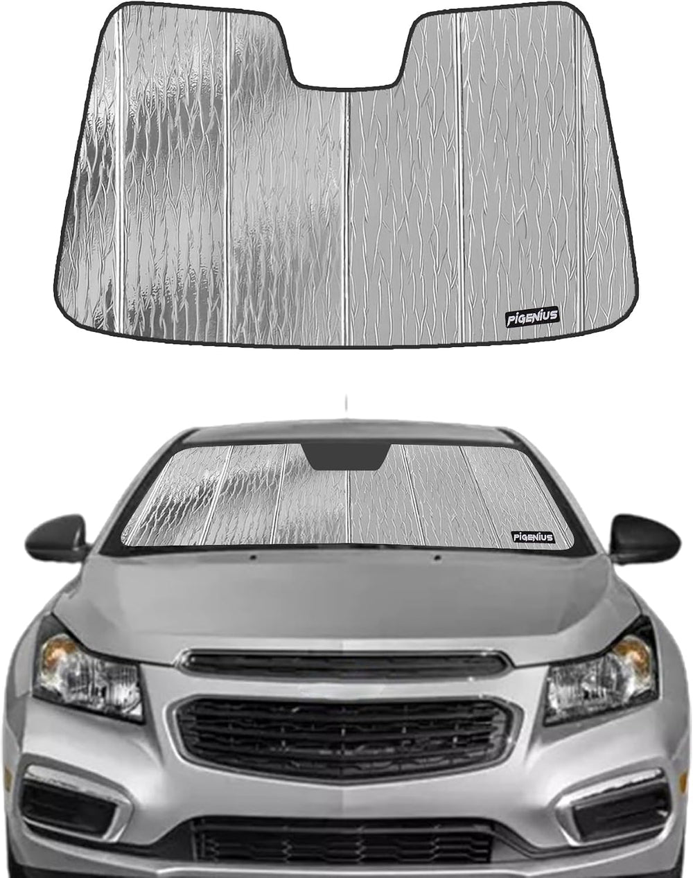 Pigenius Windshield Sunshade for Chevy Cruze 2011-2015/2016 Limited (Gen 1 On...