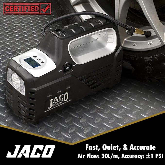 JACO SmartPro 2.0 AC/DC Digital Tire Inflator Pump
