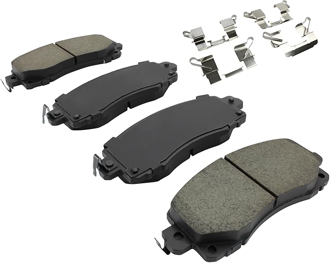 Premium Ceramic Front Brake Pads Compatible