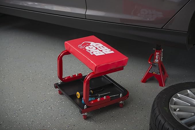 Torin Big RED TR6300-3 250lbs Red Rolling Automotive Creeper Garage/Shop Seat:
