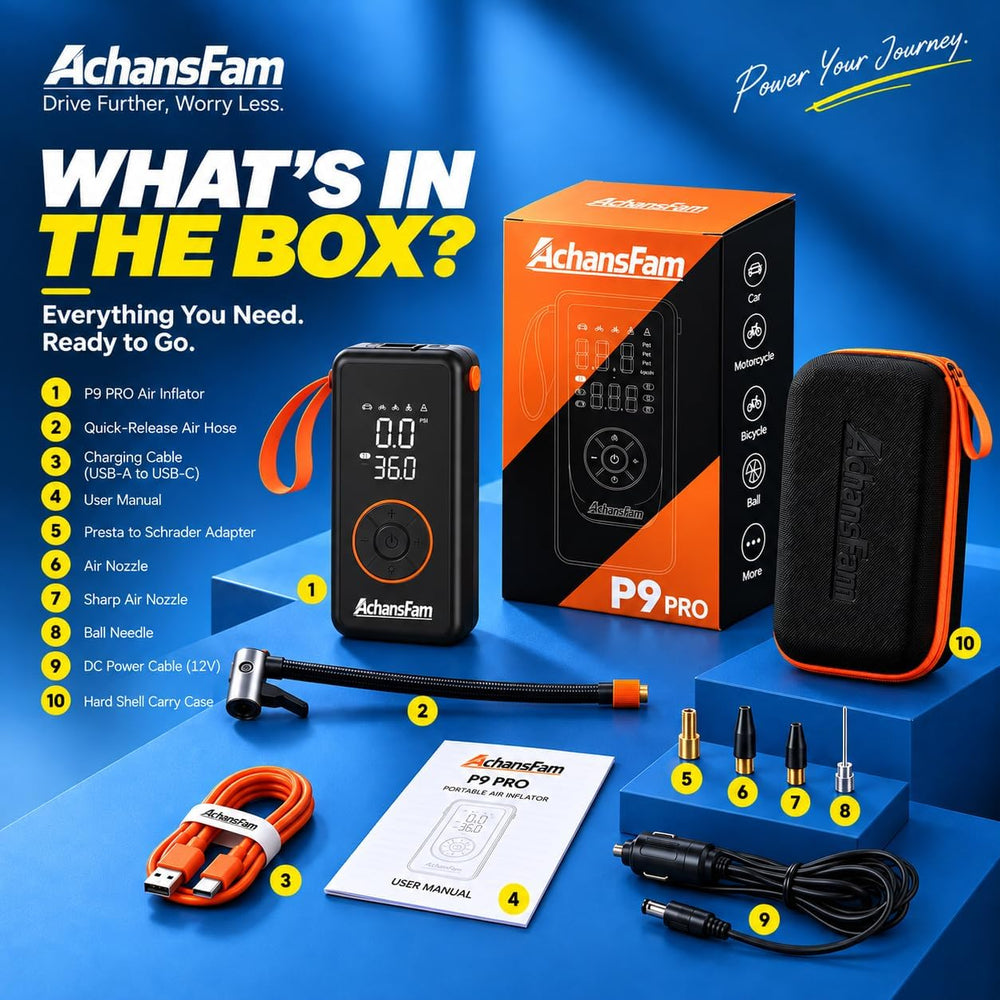 Portable Air Compressor, 48s Fast Inflation, Cordless with Dual Power Supply,...
