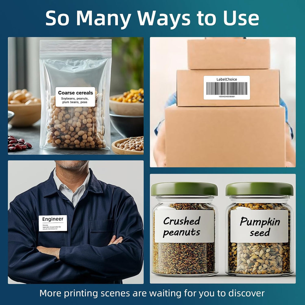 500 Sheets 5000 Pcs 2”x4” 10 Up Shipping Address Labels Compatible with Laser...