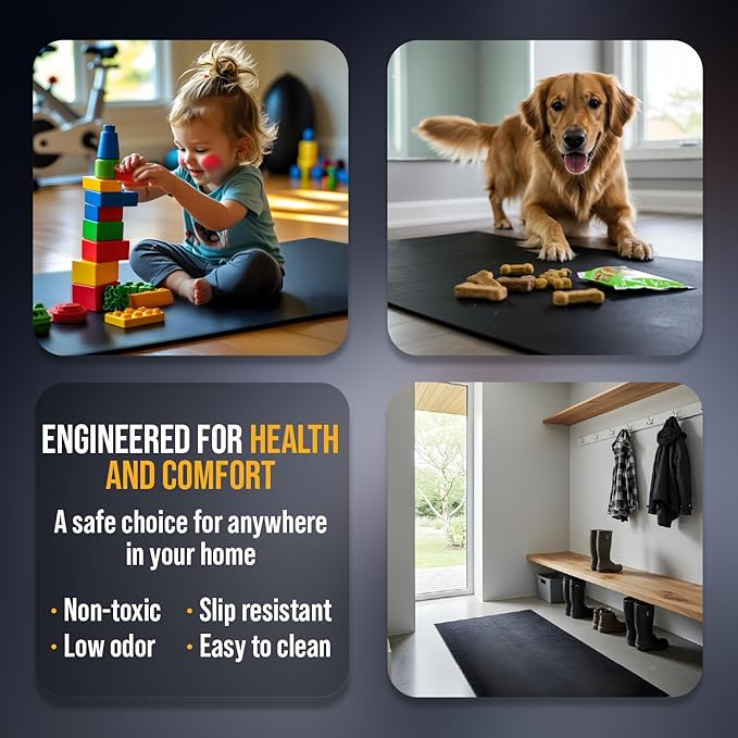 Rubber King Multi-Purpose Exercise Mat