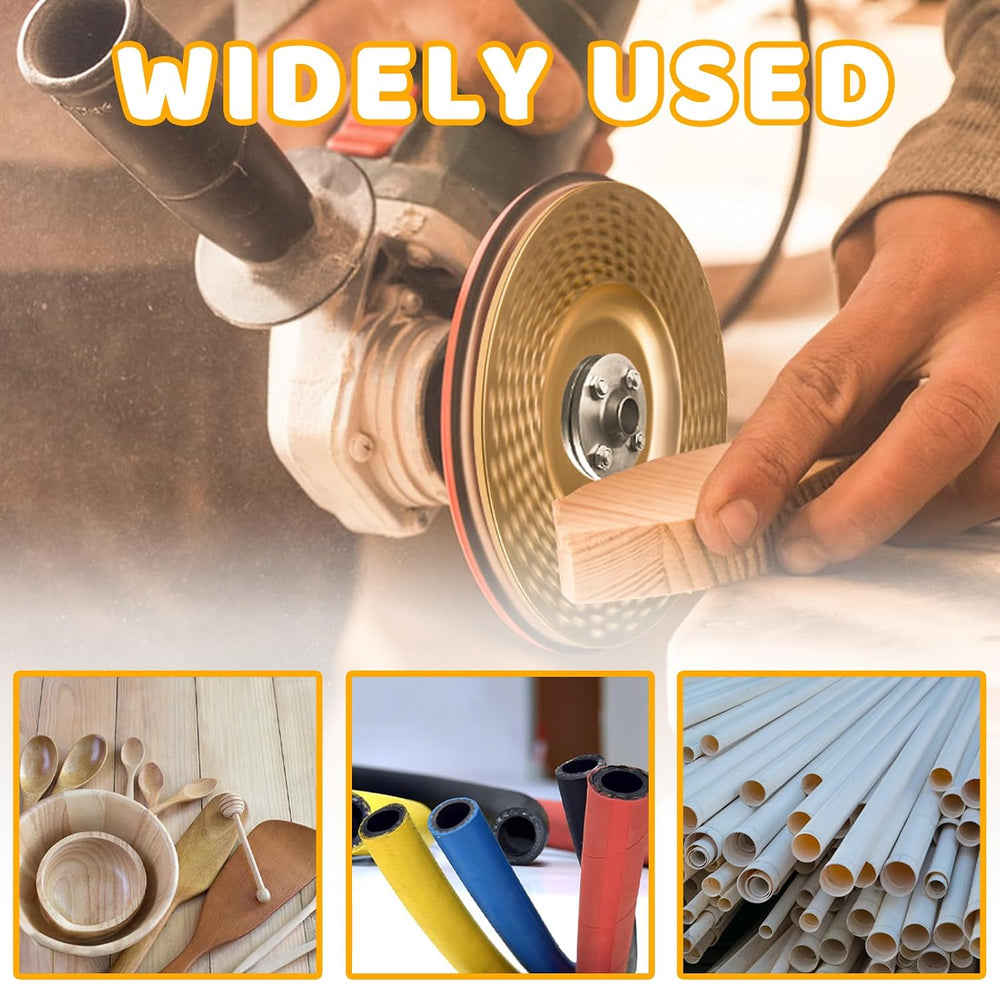 13PCS Wood Carving Disc Set for 4" or 4 1/2" Angle Grinder, Stump T...