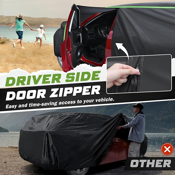 Mixsuper Liner Car Cover for Chrysler Pacifica 1999-2026, 7 Layers Waterproof