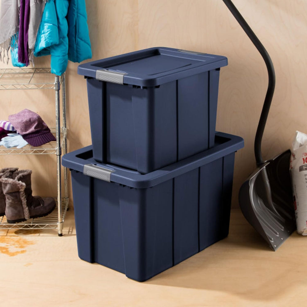 Sterilite Latching Tuff1 Tote Containers w/ Lids, 30 Gallon, 4-Pack
