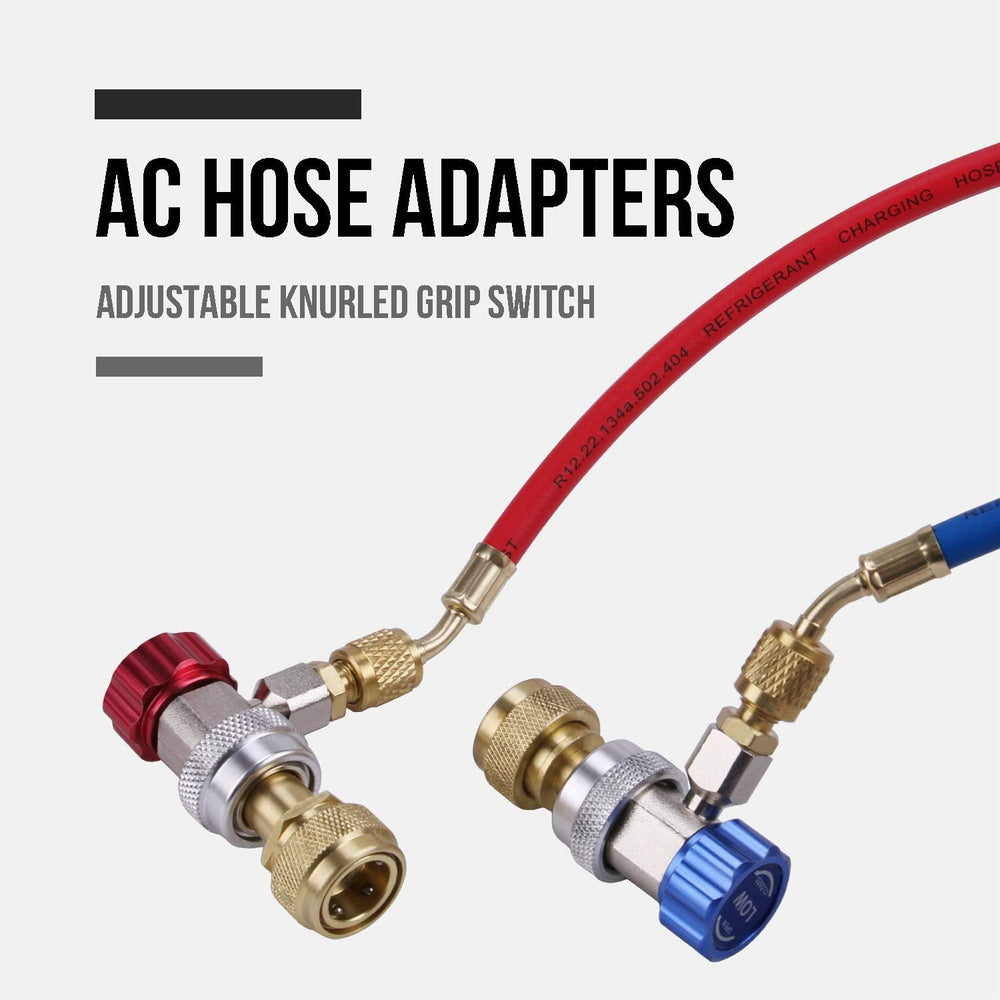 Lichamp Car A/C R1234YF R134A Adapters, AC R134 R1234 R 134A 1234YF Quick Cou...