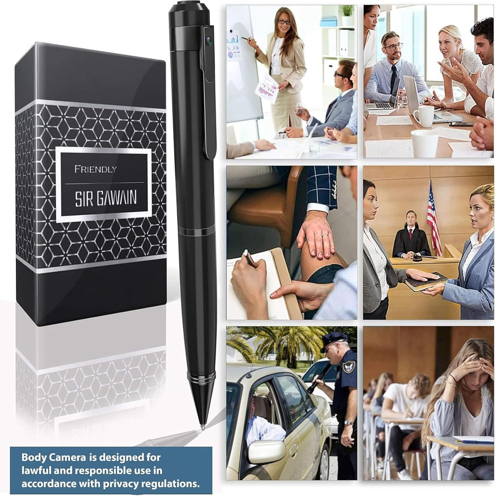 SIRGAWAIN Body-Mounted Video-Only Camera, Full HD 1080p Video & Photos, N...