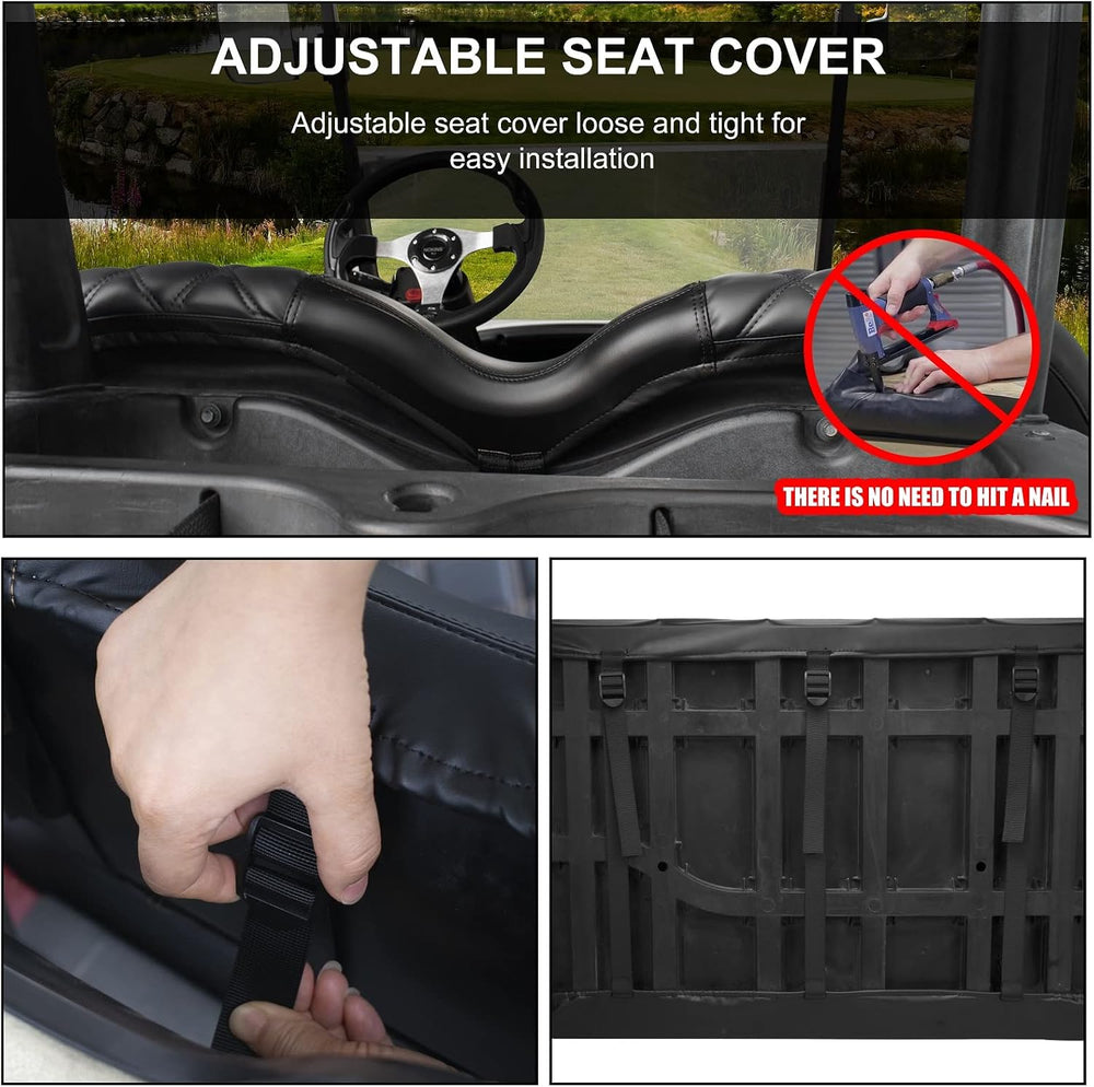Golf Cart Diamond Vinyl Seat Covers Fits Club Car Precedent 2004-UP