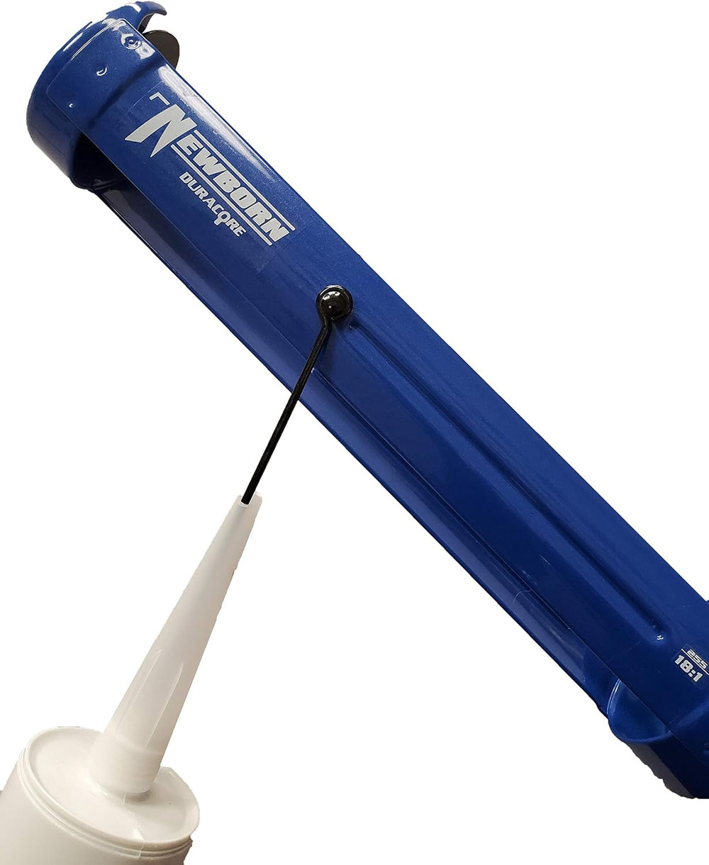 Newborn Super Smooth Rod Revolving Frame Caulk Gun, 1/4 Gallon Cartridge, 18:...