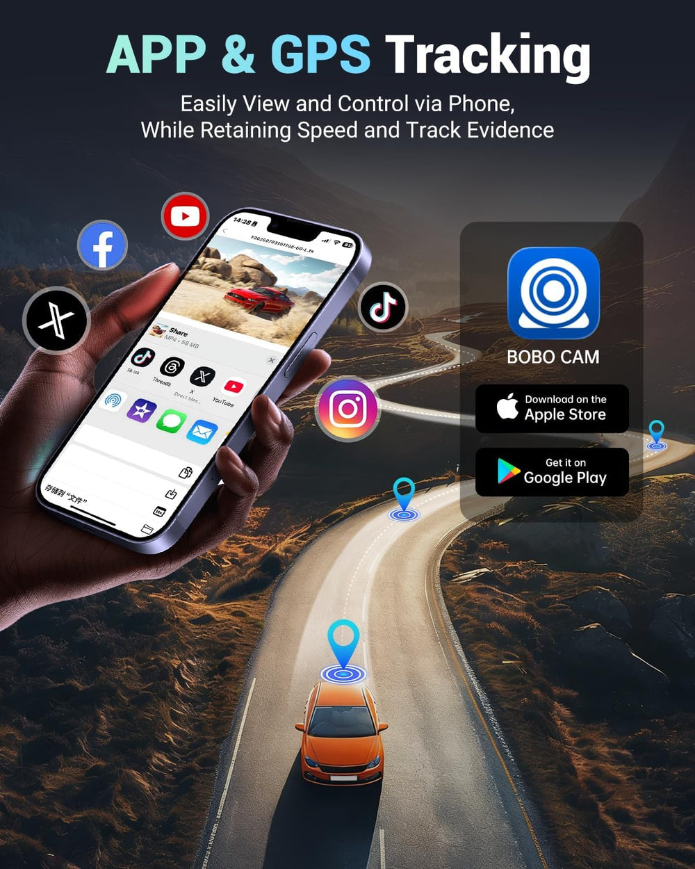 2026 AI Drive Assist 5G WiFi Dash Cam Front and Rear, UHD 4K+1080P, ADAS &amp...
