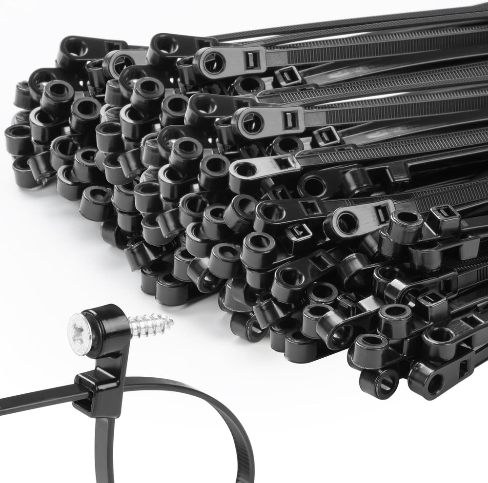 1000 PCS 14 inch Black Zip Ties