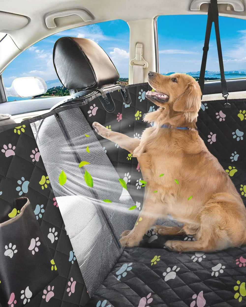 Dog Car Seat Cover, 600D Heavy Dute Car Seat Cover for Dogs Pets, 100% Waterp...