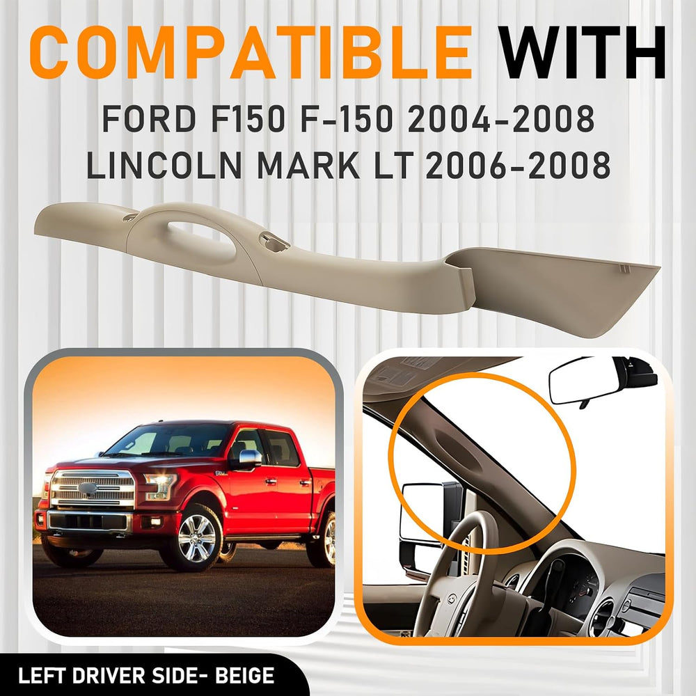 A Pillar Interior Trim Handle Left Driver Side Compatible with Ford F150 F-15...