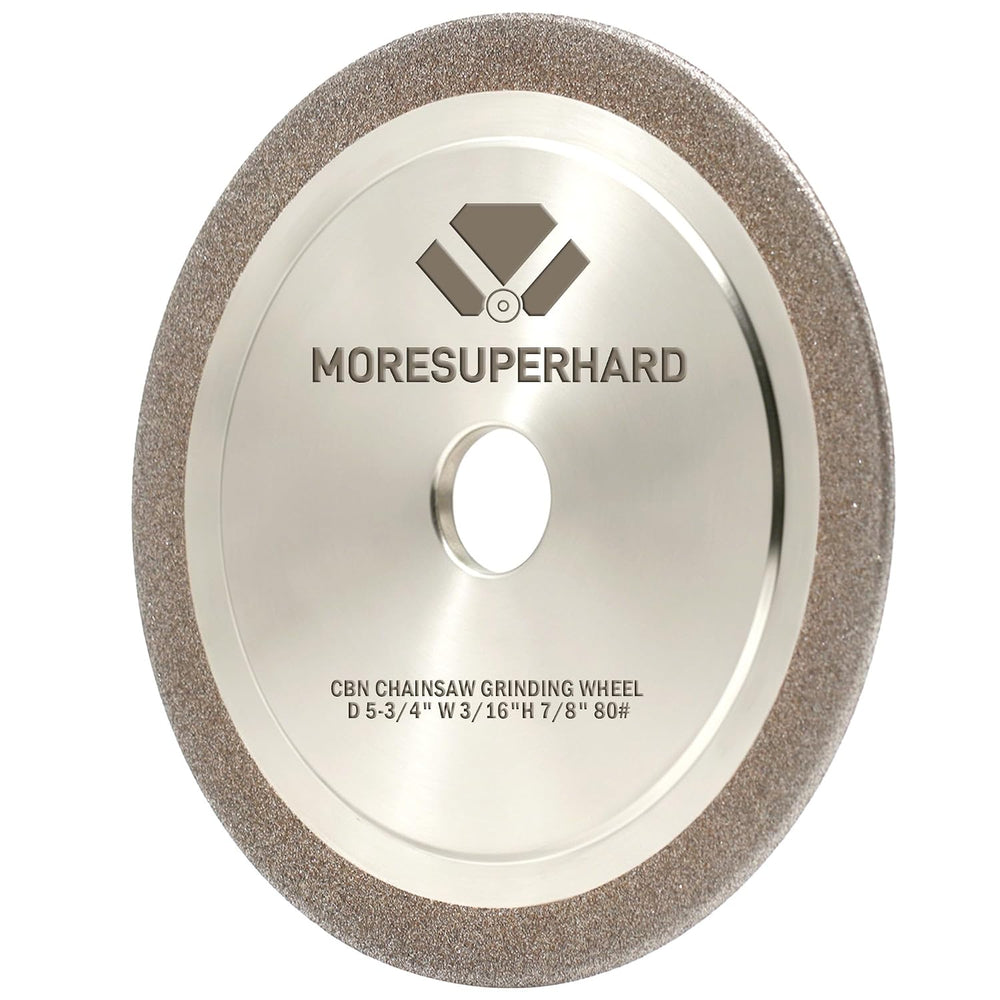 CBN Chainsaw Grinding Wheel, 5-3/4" Diameter, 3/16" Thick, 7/8&quot...