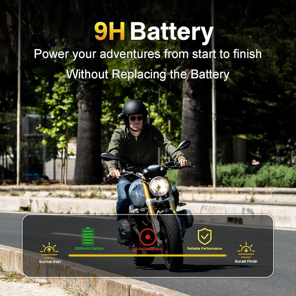 Drift Ghost XL Motorcycle Action Camera, 1080P, 9-Hour Battery, Waterproof