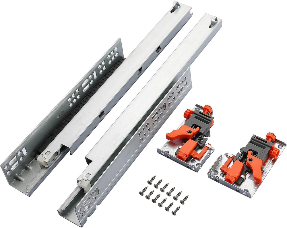 6 Pair of 14 Inch Undermount Soft Close Drawer Slides