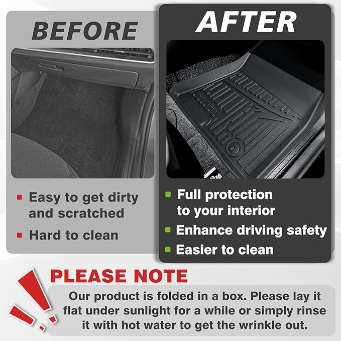 TripleAliners All Weather Floor Mats Compatible