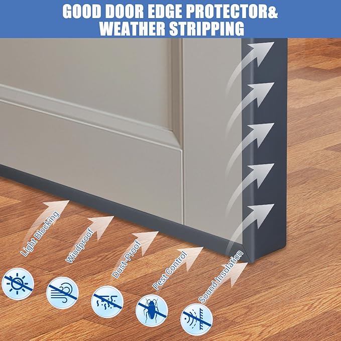 Rubber Edge Trim, Flexible Self Adhesive U Shaped Peel and Stick Edge Banding