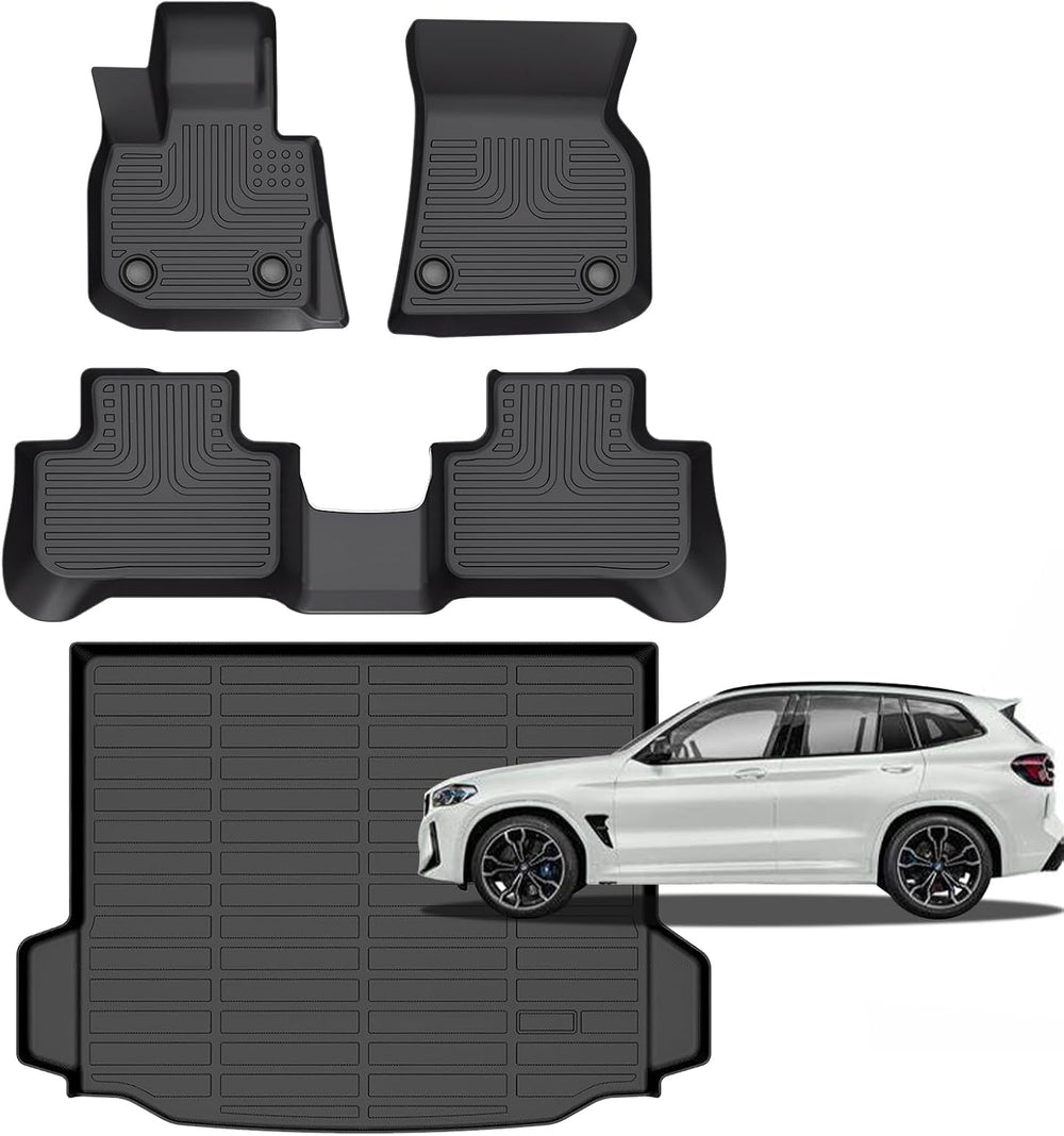 for BMW X3 Floor Mats 2024 2023 2022 2021 2020 2019 2018, Car Mats