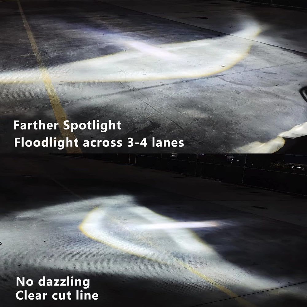 Flush Mount LED Pods with DRL, 2pcs 5Inch 80W Driving Lights Spot Flood Combo...