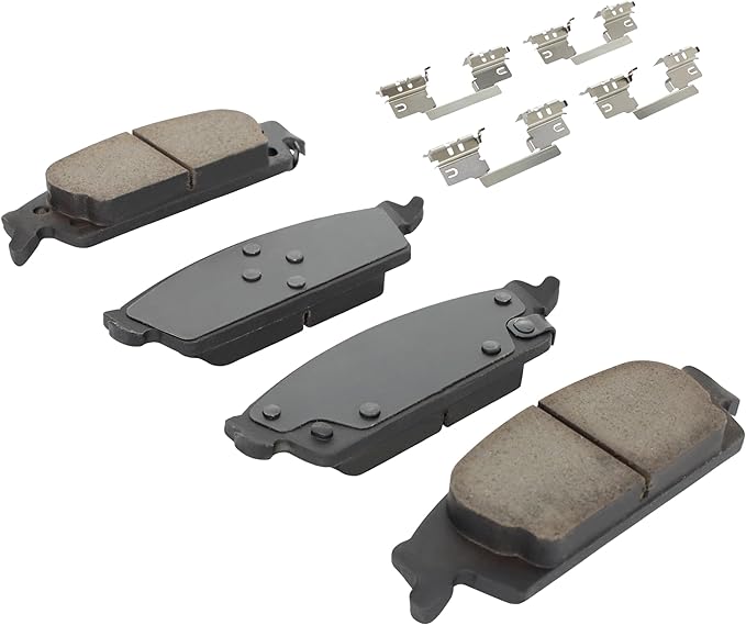 Premium Ceramic Rear Brake Pads Compatible