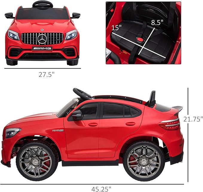 Aosom 12V Toddler Ride On Car