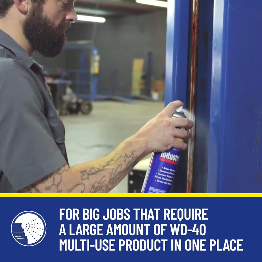 WD-40 490088 Multi-Use Product, Industrial Size, 16 OZ [12-Pack]