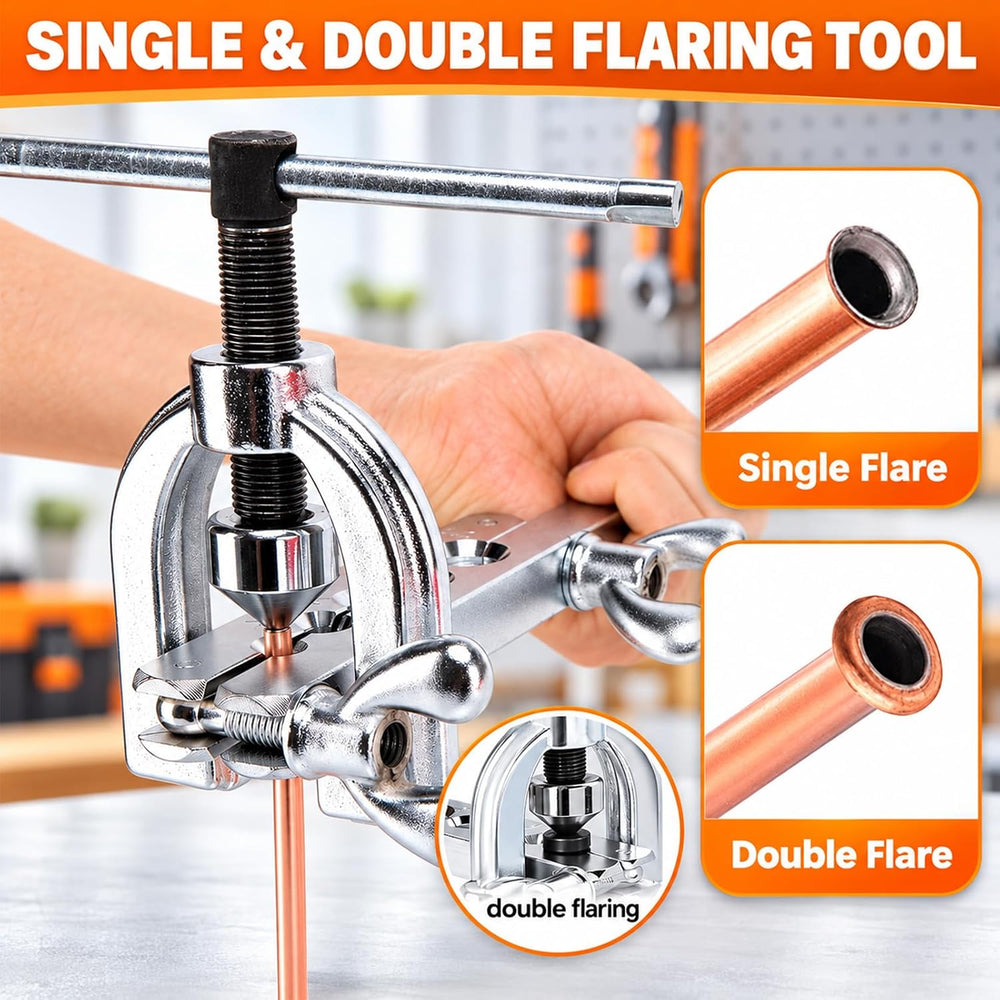 3/16" Brake Line Repair Kit - Double & Single Brake Line Flaring Too...