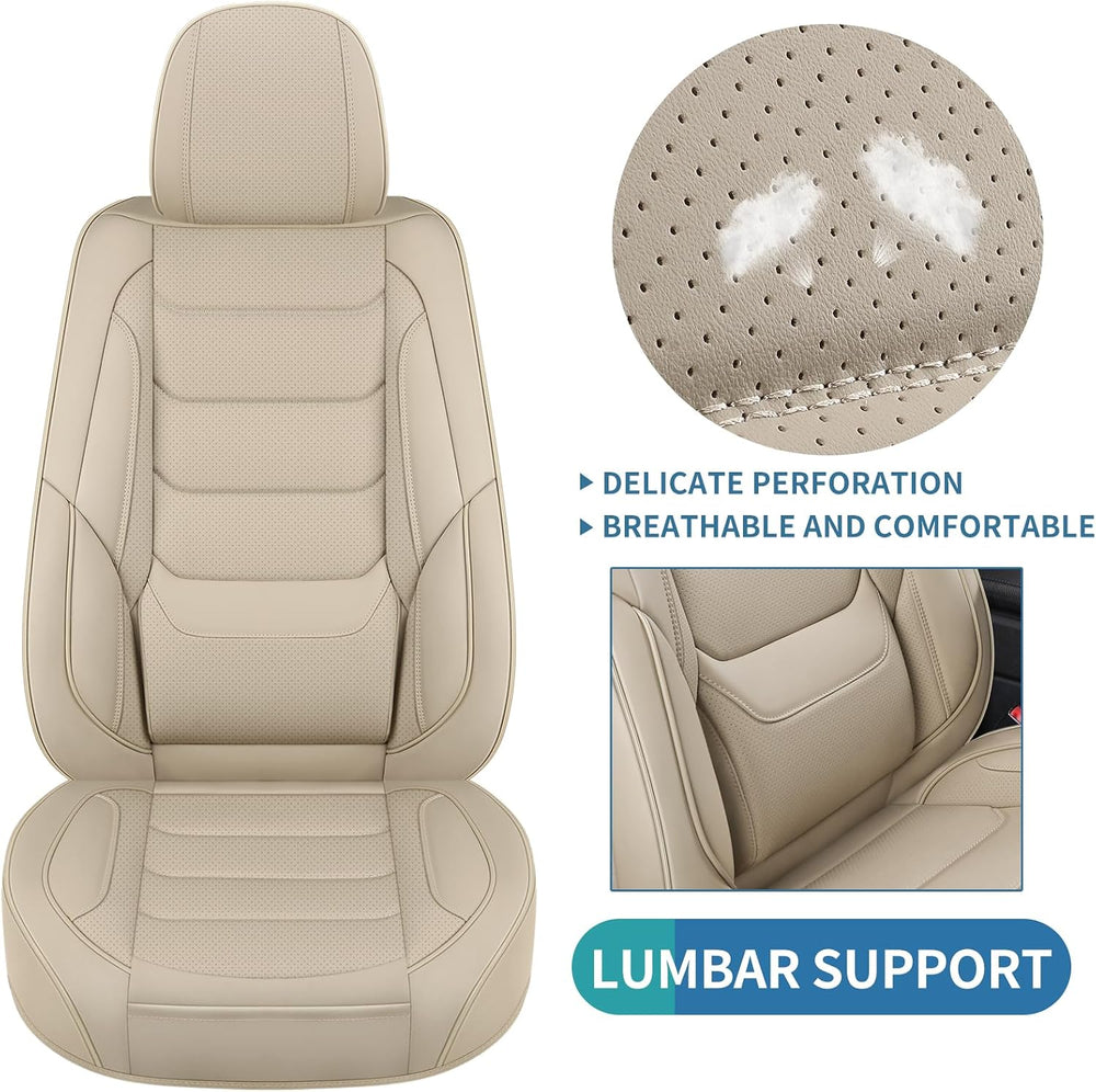 Leather Front Car Seat Covers Automotive Seat Protectors