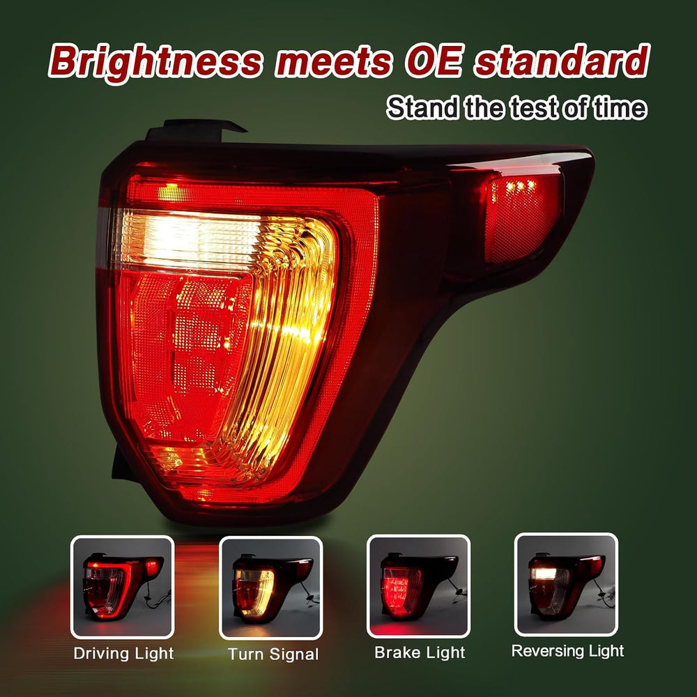 LED Tail Lights Compatible with 2016 2017 2018 2019 Ford Explorer | TailLight...